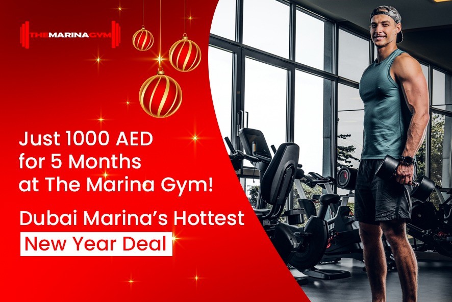 Dubai Marina’s Hottest New Year Deal: 1000 AED for 5 Months at The Marina Gym!