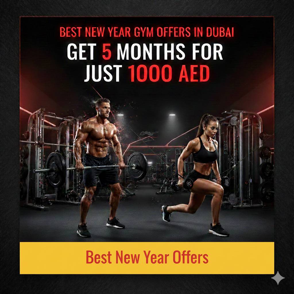 Best New Year Gym Offers in Dubai – Get 5 Months for Just 1000 AED